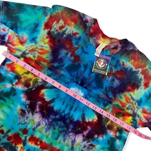 Custom Ice Tie Dye Unisex T-Shirt - Picture 3 of 6